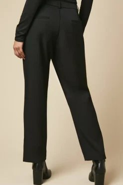 Petite Button Front Ankle Grzer Trouser