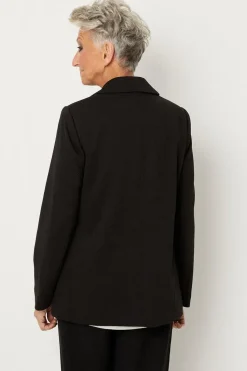 Petite Button Ponte Blazer