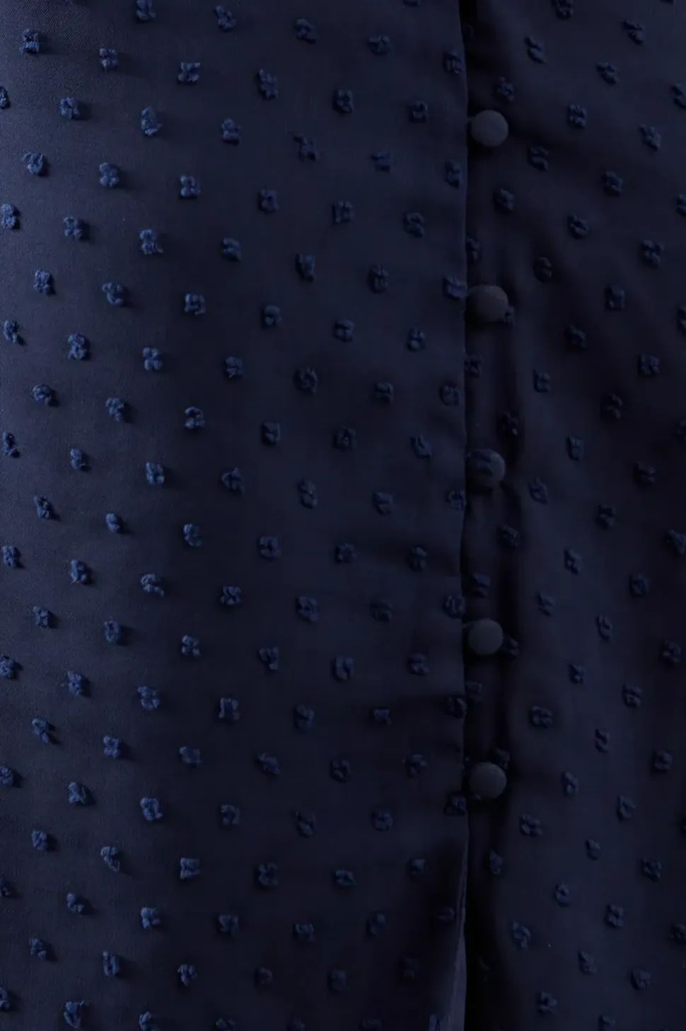 Petite Button Through Dobby Blouse