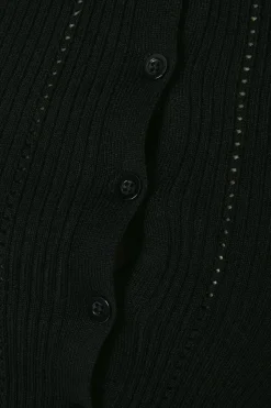 Petite Button Through Knitted Polo Top