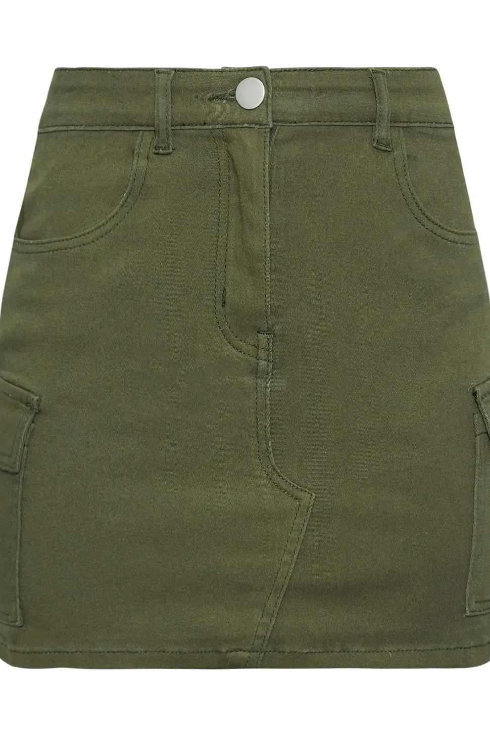Petite Cargo Mini Skirt