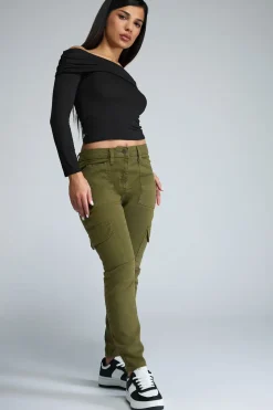 Petite Cargo Skinny Jeans