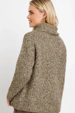 Petite Chunky Roll Neck Jumper