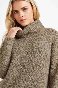 Petite Chunky Roll Neck Jumper
