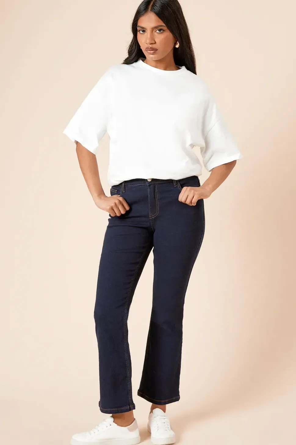 Petite Comfort Stretch Bootcut Jeans
