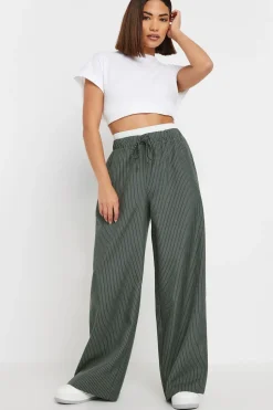 Petite Contrast Waist Trousers