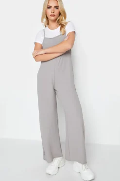 Petite Crepe Wide Leg Jumpsuit