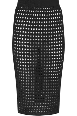 Petite Crochet Midi Skirt