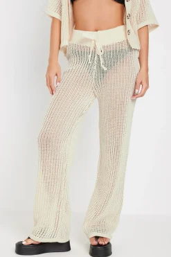 Petite Crochet Trousers