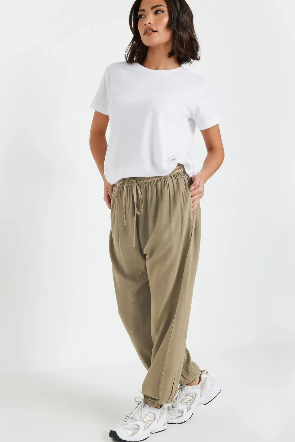 Petite Cuffed Trousers