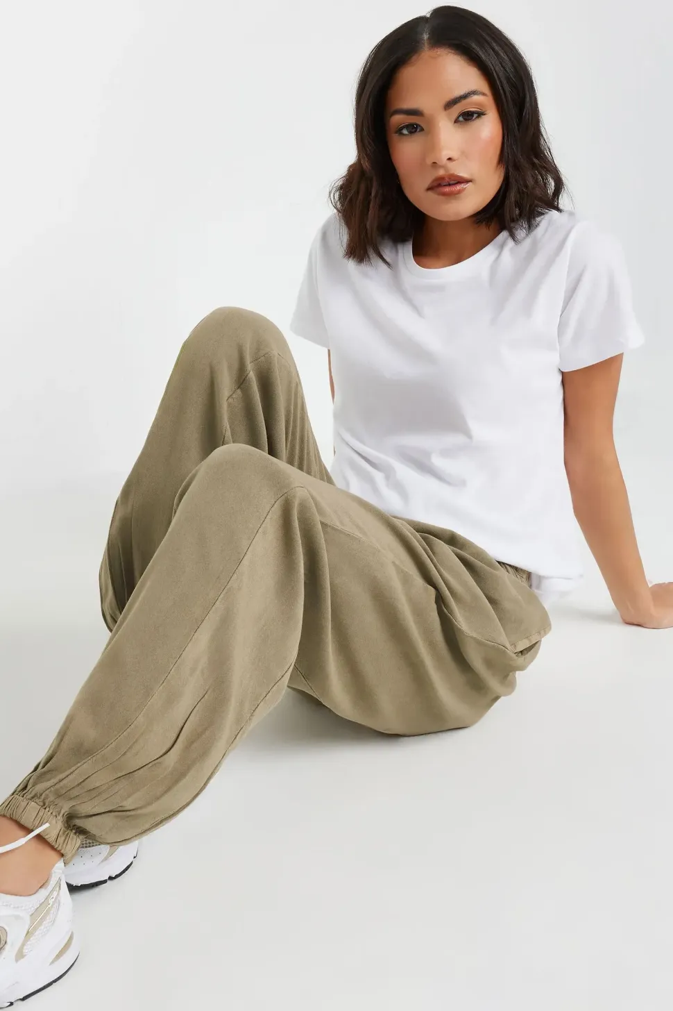 Petite Cuffed Trousers