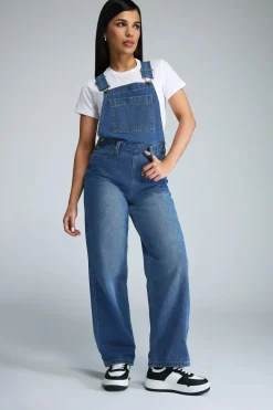 Petite Denim Dungarees