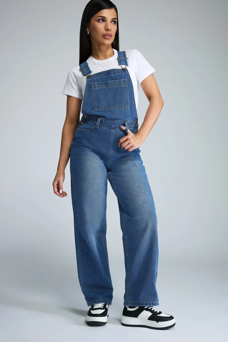 Petite Denim Dungarees