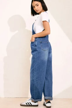 Petite Denim Dungarees