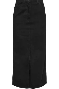 Petite Denim Maxi Skirt