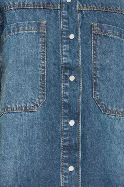 Petite Denim Shacket