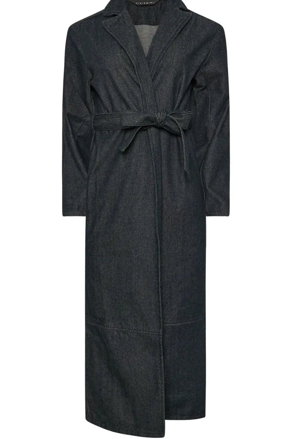 Petite Denim Trench Coat