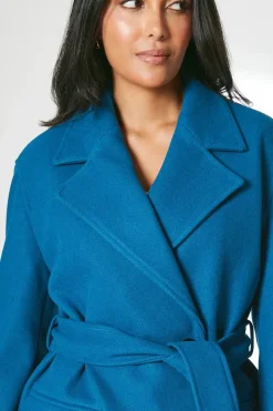 Petite Double Breasted Maxi Coat
