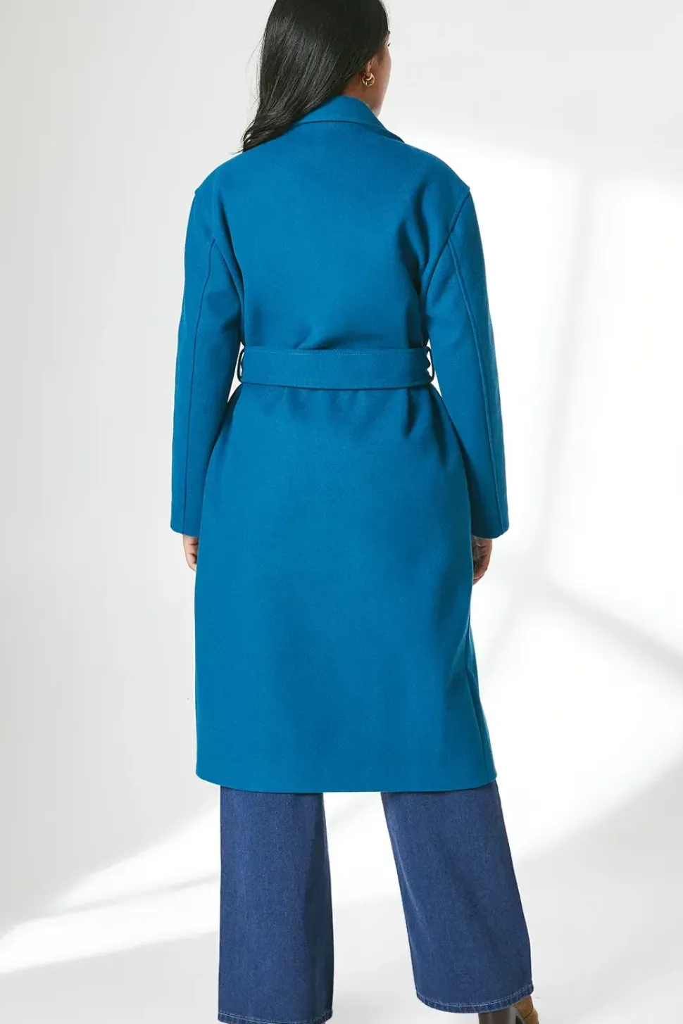 Petite Double Breasted Maxi Coat