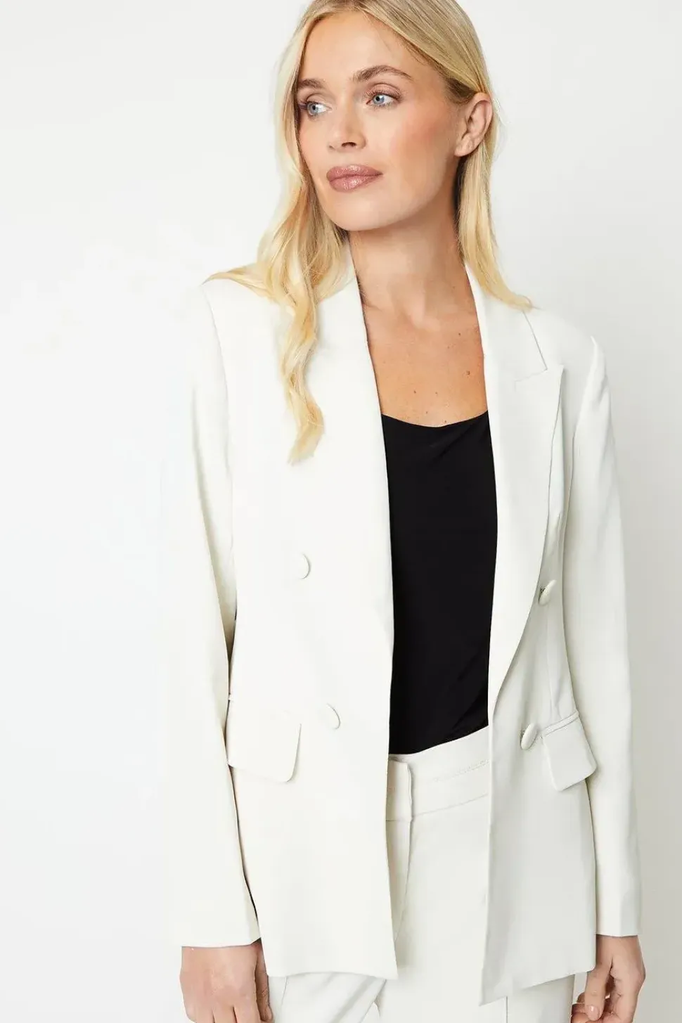 Petite Edge To Edge Blazer
