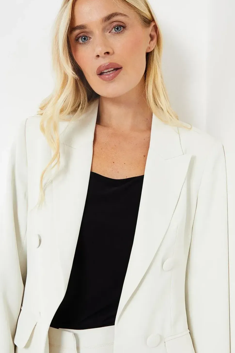 Petite Edge To Edge Blazer