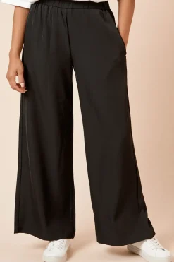 Petite Elasticated Waist Straight Leg Trouser