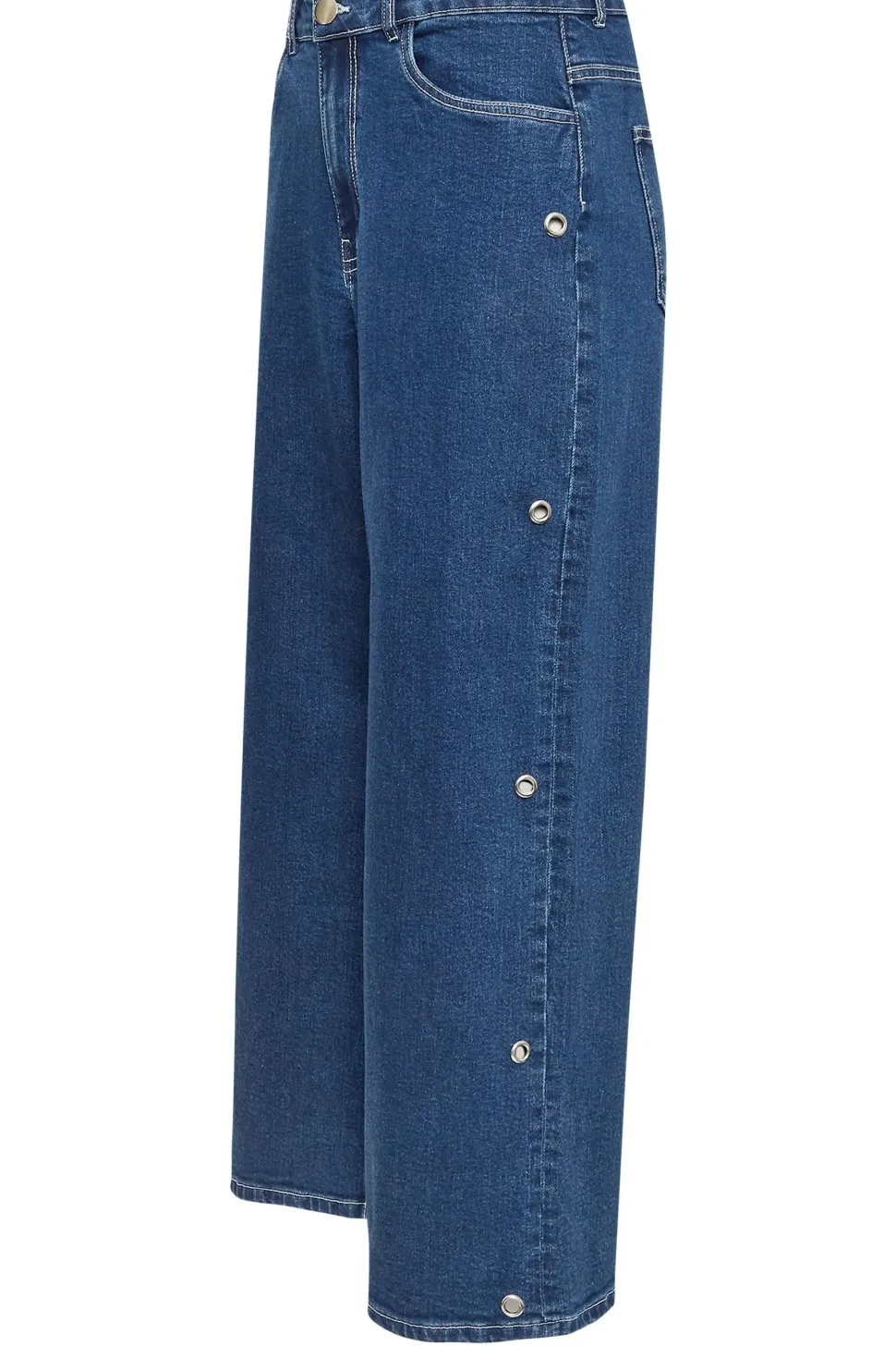 Petite Eyelet Detail Jeans