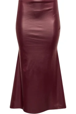 Petite Faux Leather Skirt