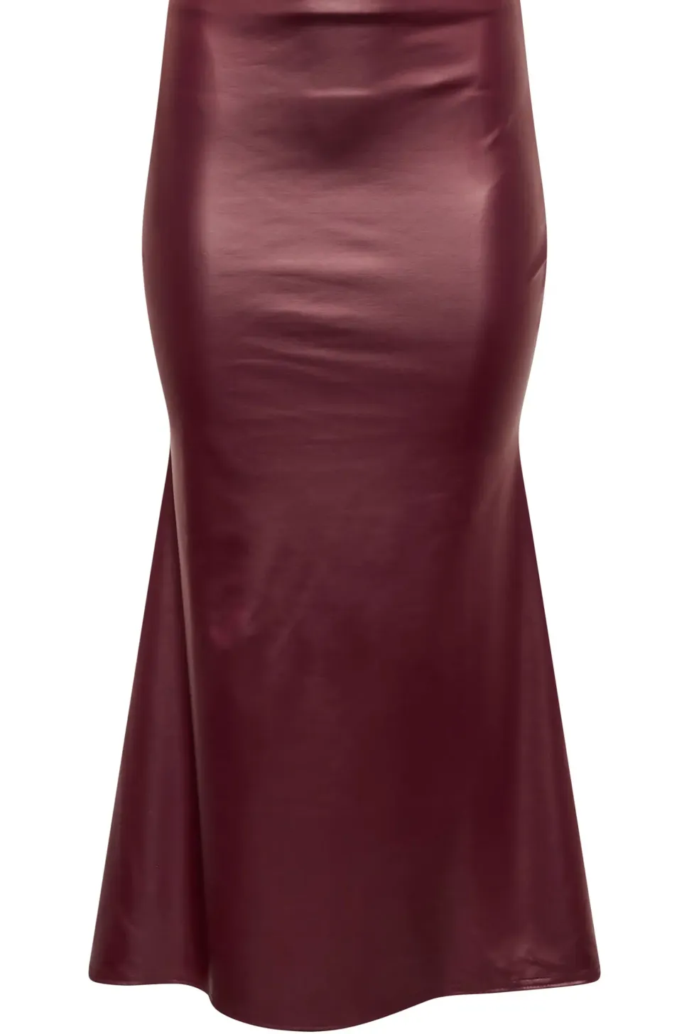 Petite Faux Leather Skirt