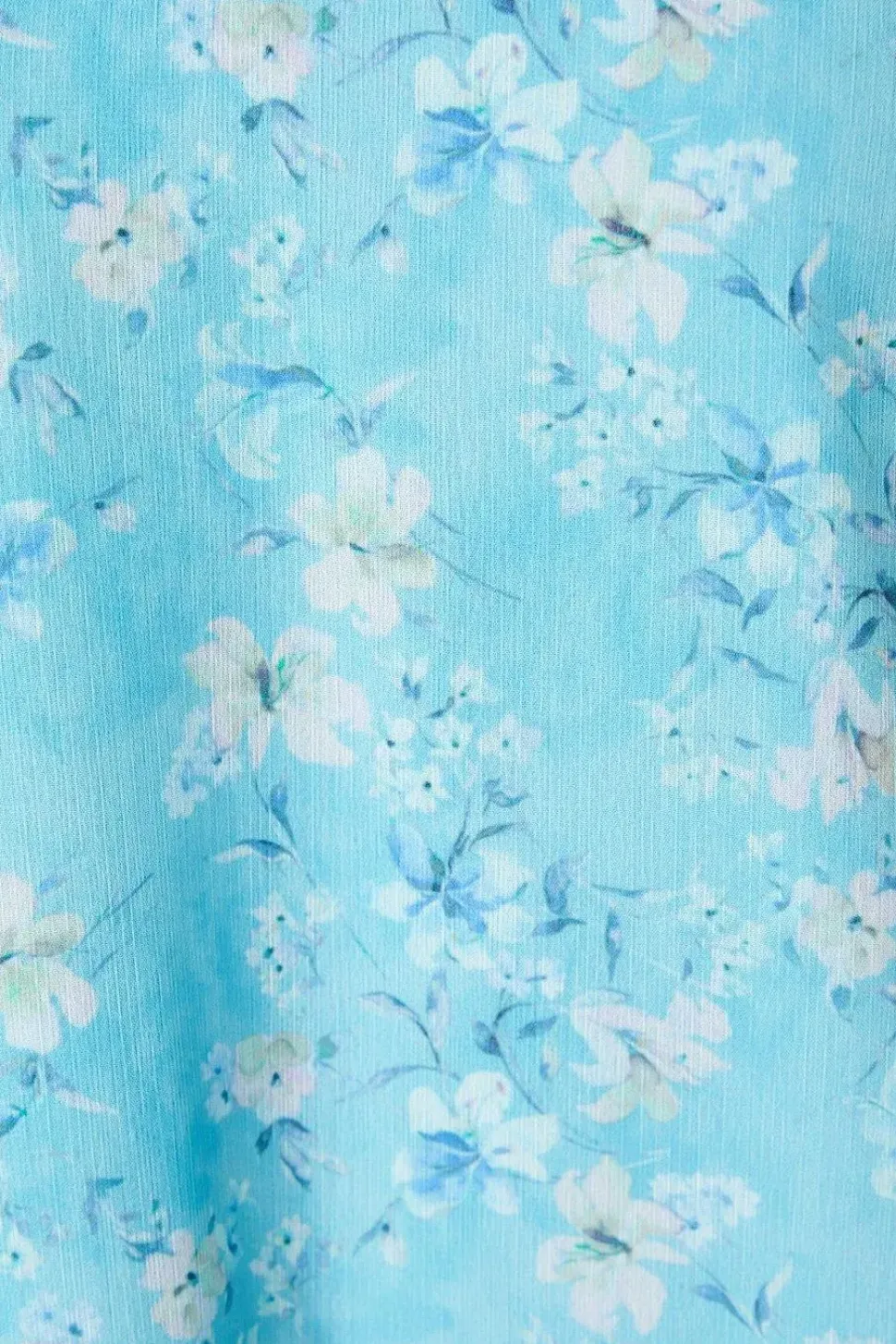 Petite Floral Print Flutter Sleeve Tie Back Shift Dress