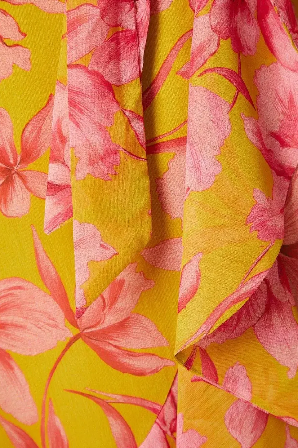 Petite Floral Print Wrap Midi Dress