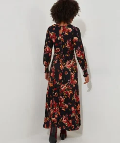 Petite Floral Split Hem Maxi Dress