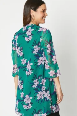 Petite Floral Tie Shift Dress