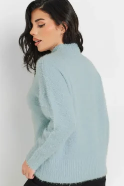 Petite Fluffy Knitted Jumper