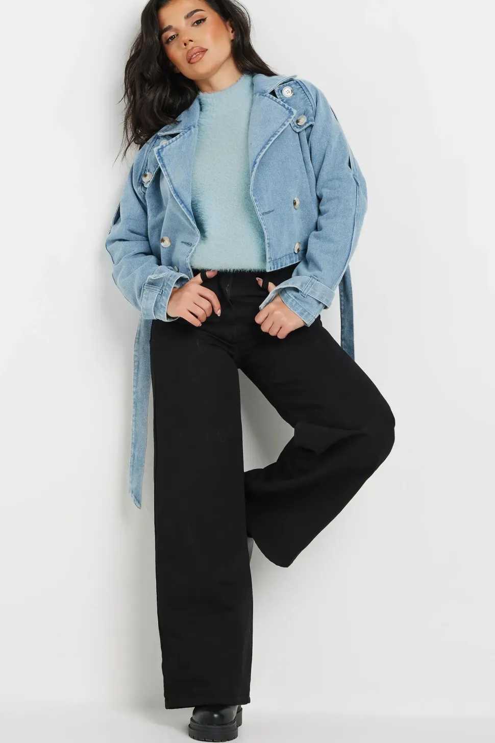Petite Fluffy Knitted Jumper