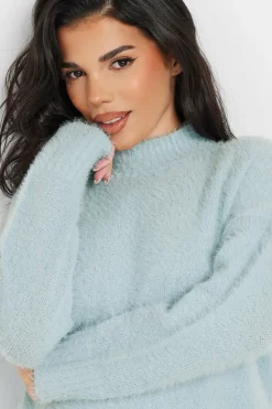 Petite Fluffy Knitted Jumper