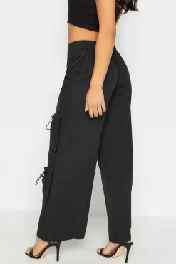 Petite Fold Over Waist Cargo Trousers