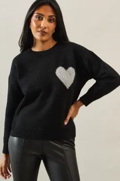 Petite Heart Motif Jumper