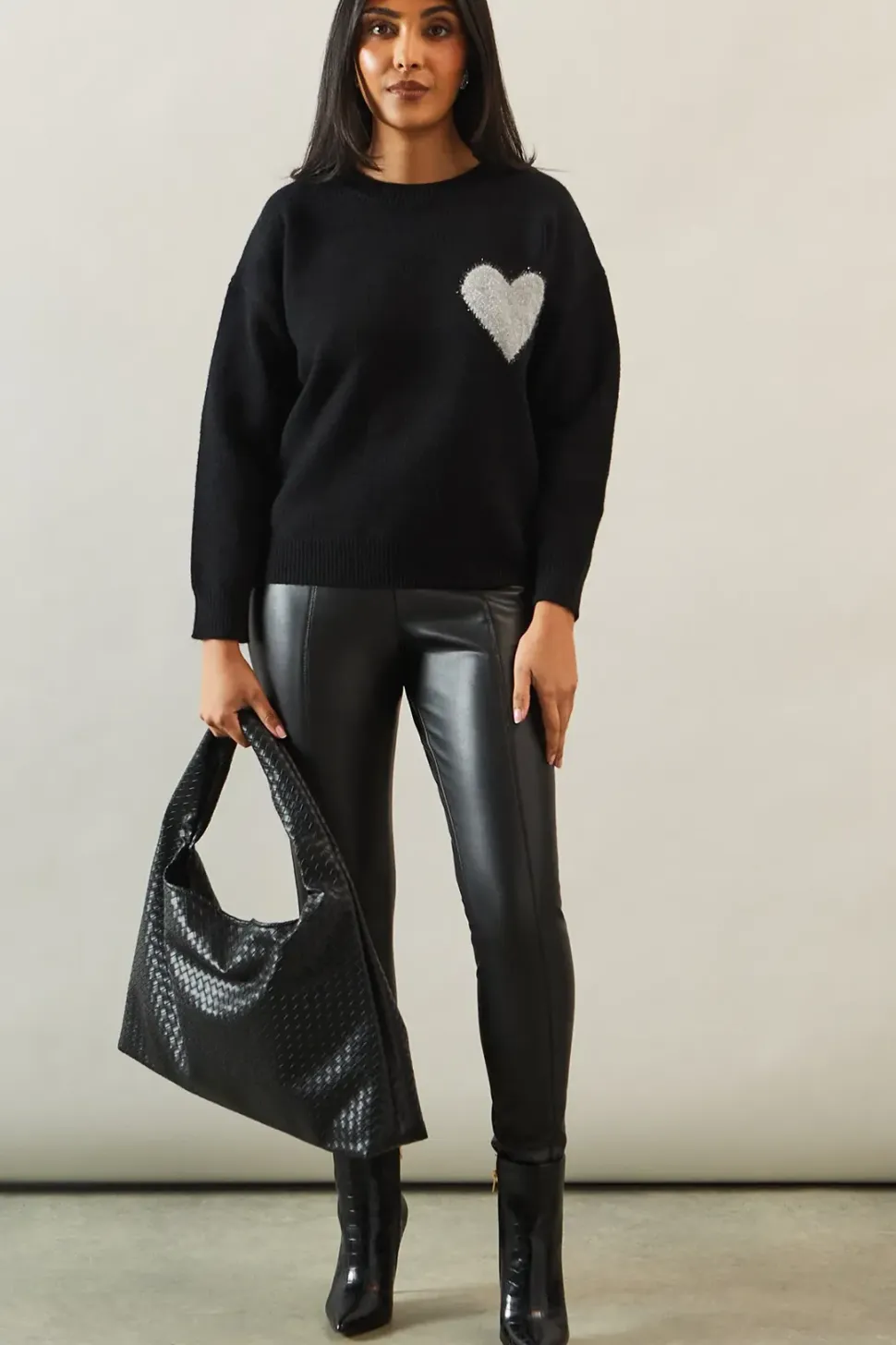 Petite Heart Motif Jumper