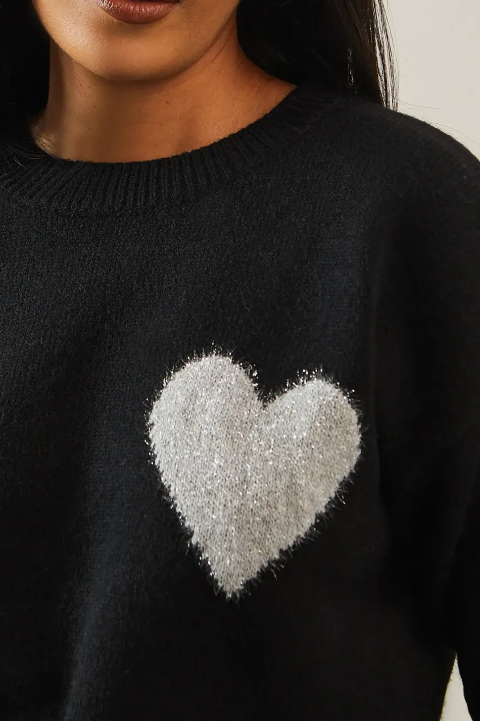 Petite Heart Motif Jumper