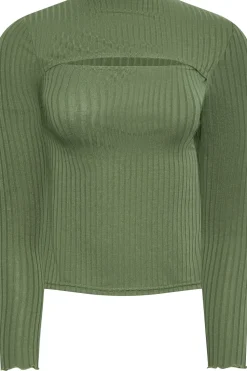 Petite Hem Cut Out Top
