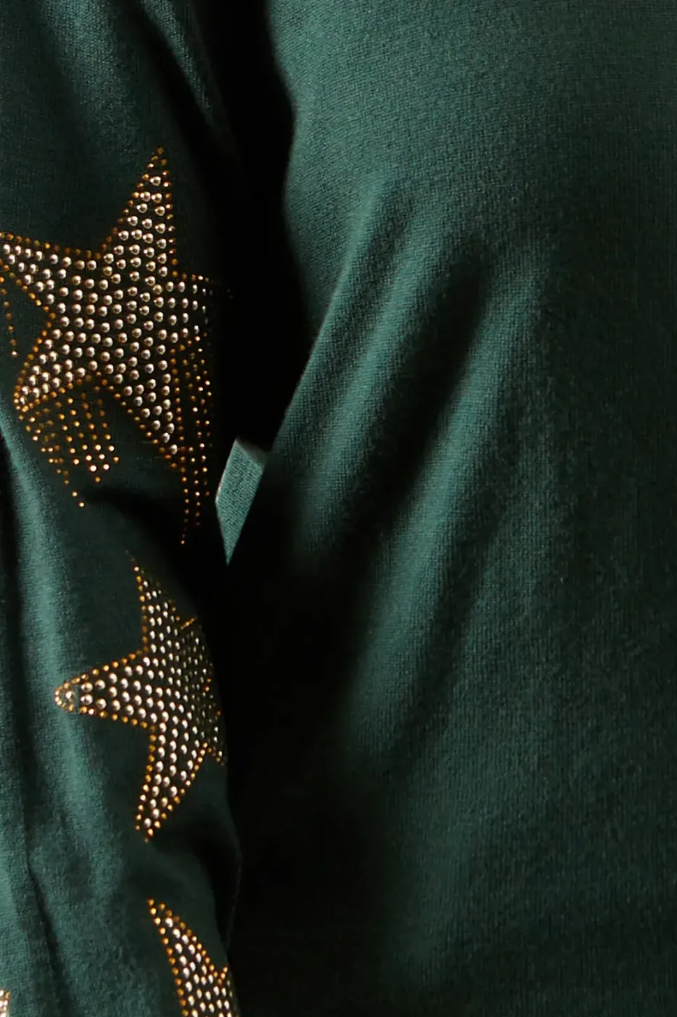 Petite Hot Fix Star Jumper