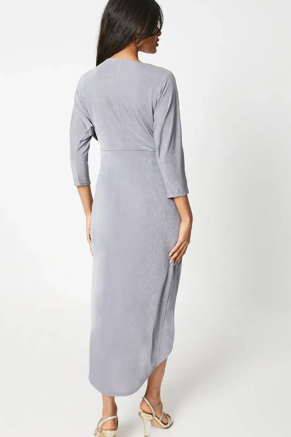 Petite Jersey Batwing Midi Dress