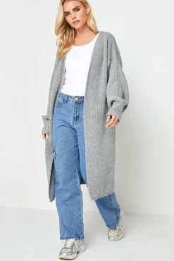 Petite Knit Balloon Sleeve Cardigan