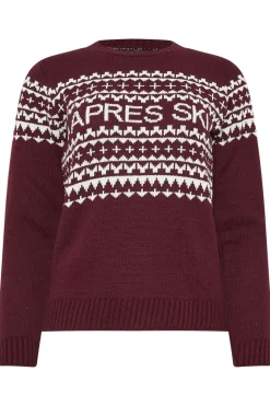 Petite Knitted Slogan Jumper