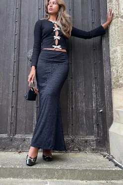 Petite Lace Maxi Skirt