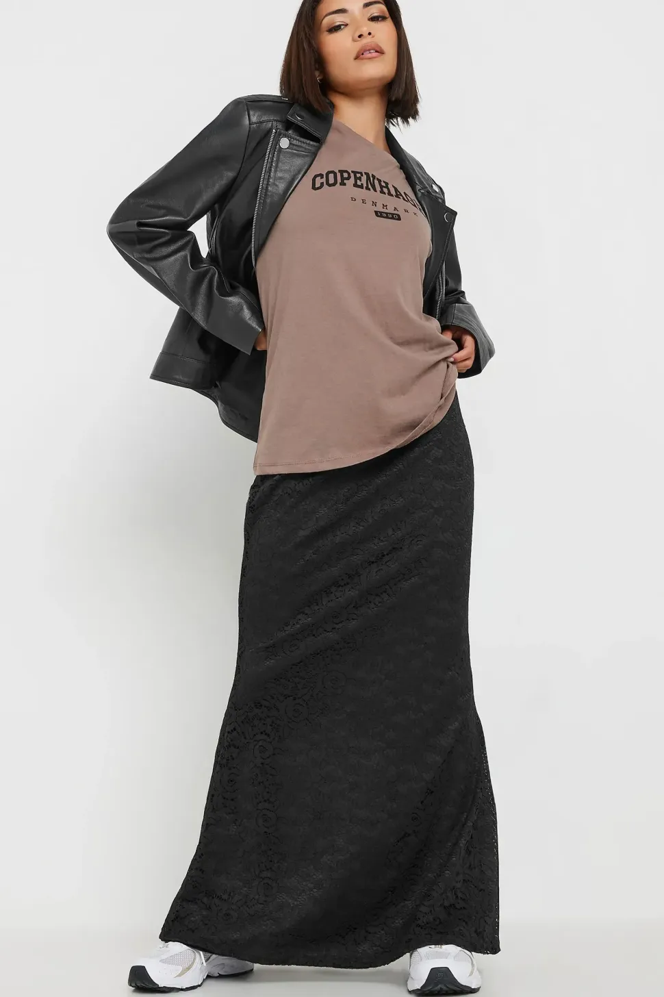 Petite Lace Maxi Skirt