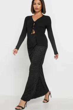 Petite Lace Maxi Skirt