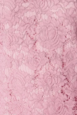 Petite Lace ¾ Sleeve Shift Dress