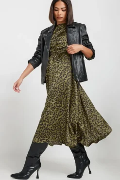 Petite Leopard Print Dress